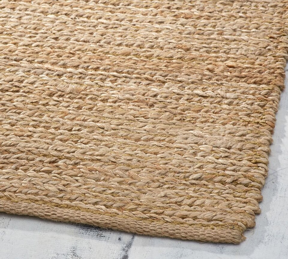 Heathered Chenille Jute Rug Natural Pottery Barn Australia